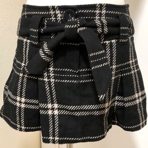 🔷🩸Dark Navy Blue Wool Pleated Skirt Size 6